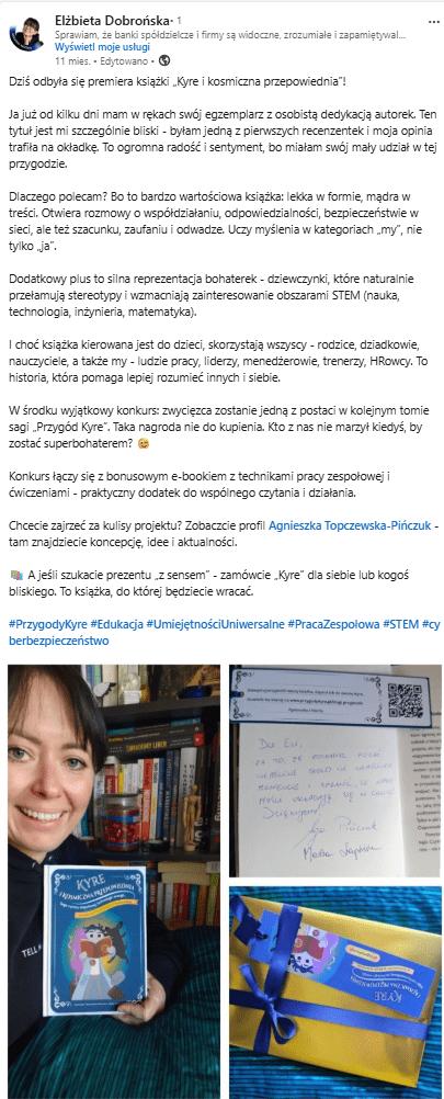 Zrzut recenzji w mediach społecznościowych