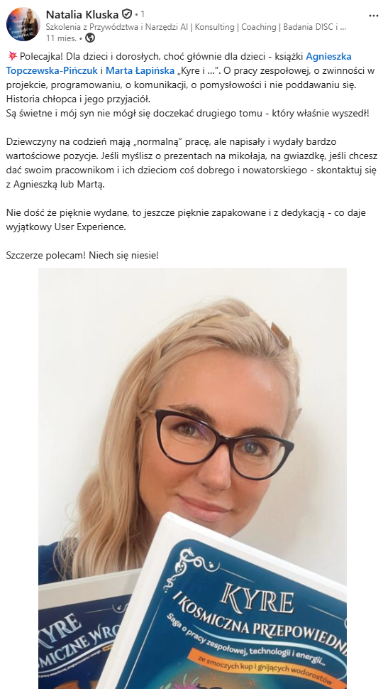 Zrzut recenzji w mediach społecznościowych