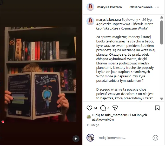 Zrzut recenzji w mediach społecznościowych