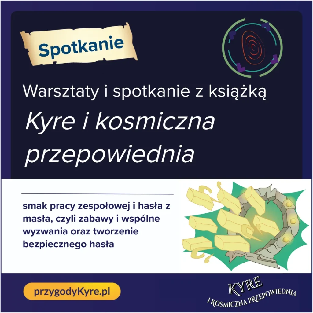 warsztaty z książką Kyre i kosmiczna przepowiednia